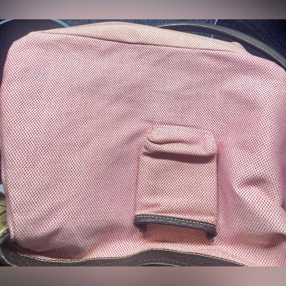 Dooney & Bourke Brown and Tan Signature Bag - Picture 10 of 13